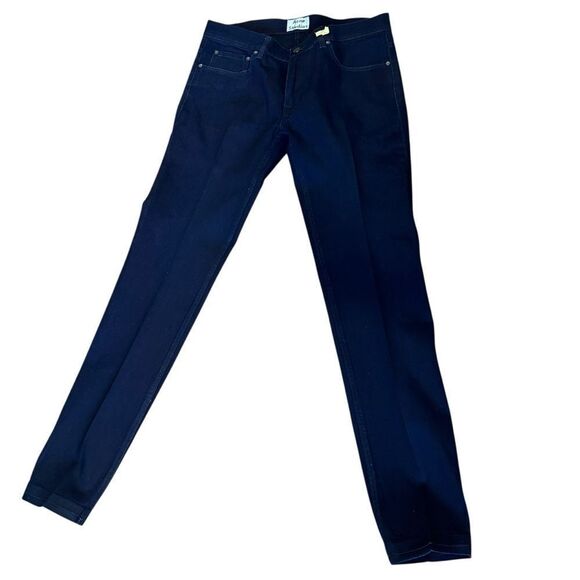 Acne Studios Ace Jean in Navy Cash Denim - Picture 3 of 9